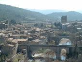 click to enlarge view of Lagrasse village