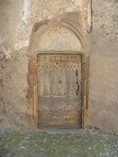 the door to the church